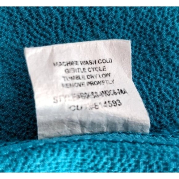 KIM & CAMI Cerulean Blue Tank Cut Out Keyhole Size M - Picture 2 of 5